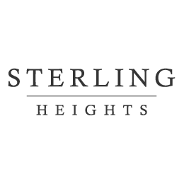 Sterling Heights logo in classic serif typography