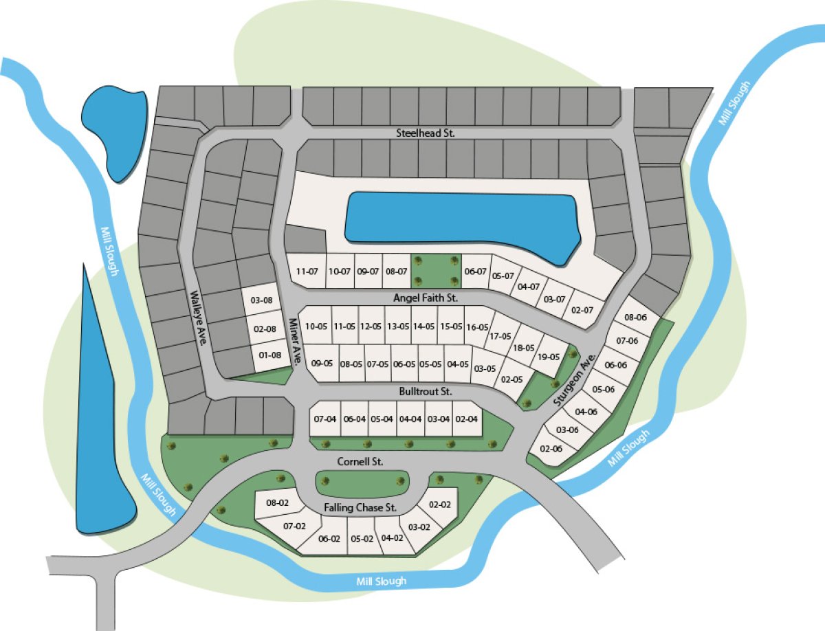 Map showing the location of the Sterling Lakes office at 23251 Duff Lane, with a red marker indicating the building.