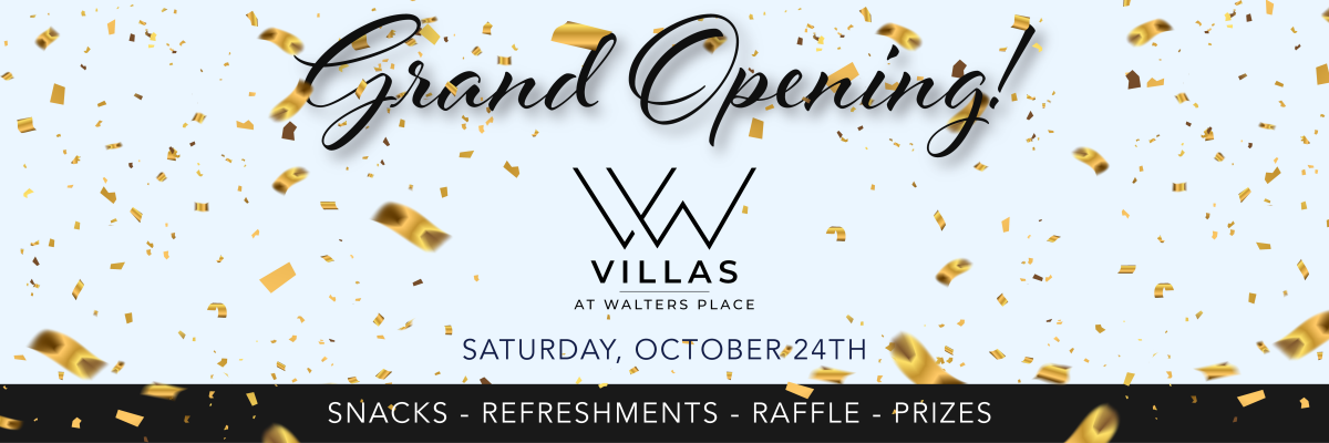 Villas at Walters Place Grand Opening in Concord, CA on Saturday, October 24th 